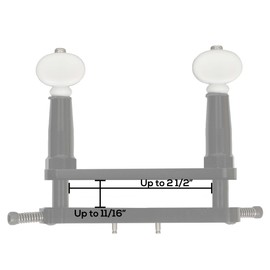 Gold Tone Cheat-A-Keys D-Tuners (WIDE) Fits Headstocks under 2.5" in Width - Banjo D-Tuners