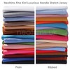Ribbed Knitted Jersey Stretch Fabric Plain and Ribbed Pattern 25