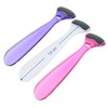 Set of 3 Coloured Callus Slicers Disposable with Planer Blade