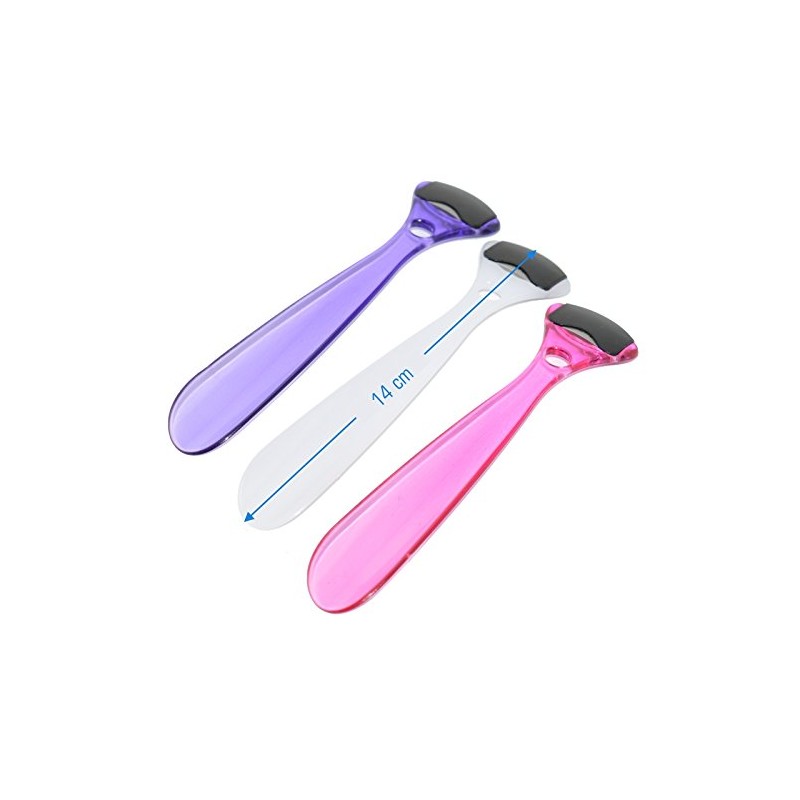 Set of 3 Coloured Callus Slicers Disposable with Planer Blade