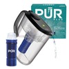 PUR Plus 11-Cup Water Pitcher, 1 Lead-Reducing Filter, Cleaner, Great-tasting
