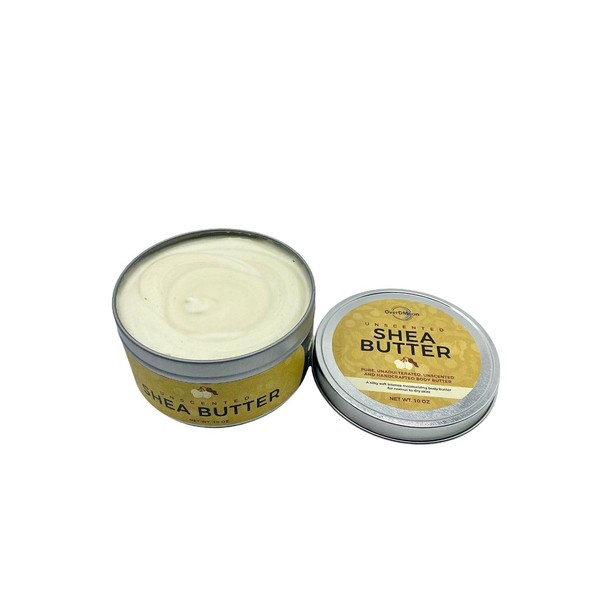 OverDMoon Stores Unscented Handcrafted Shea Butter (10 oz)