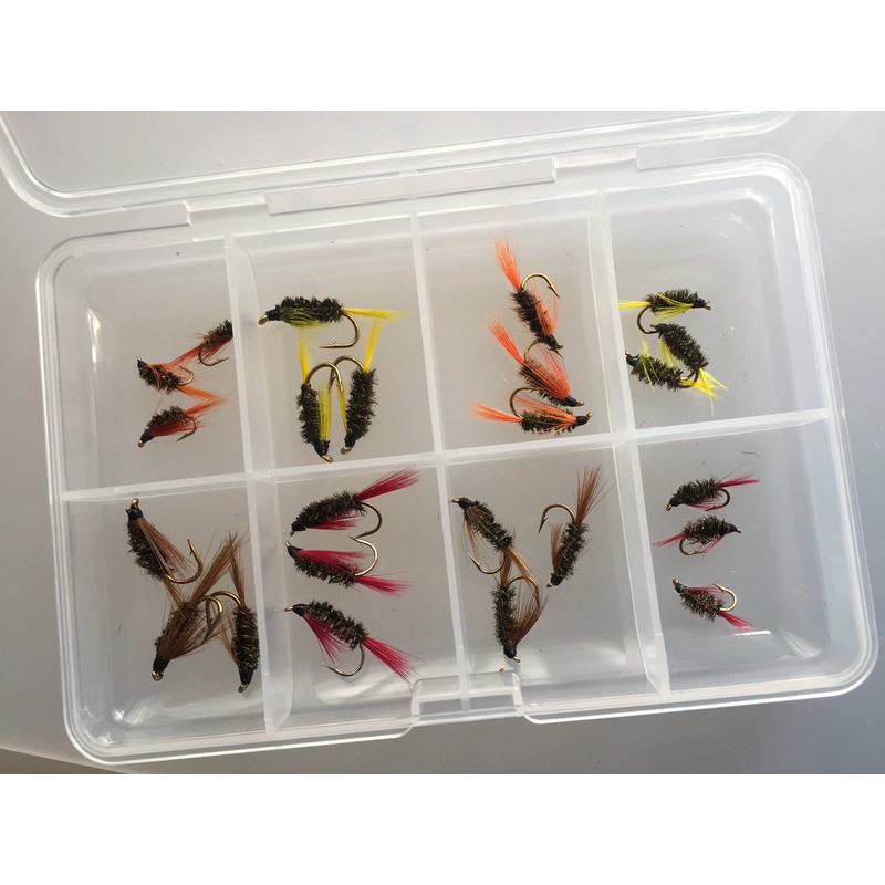 BestCity Fly Fishing Diawl Bach pack of 24 Flies +