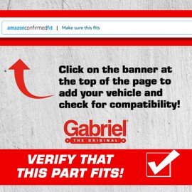 Gabriel G511038 Ultra Rear Shock Absorbers for 14-17 Jeep Cherokee FWD (1 Pack)