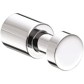 EMCO POLO Trend Haken zur Wandmontage, kleiner Aufhänger aus Metall für Handtücher oder Kleidung, eleganter Handtuchhaken zum Schrauben, chrom, Sonstige, 35 mm
