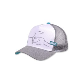 Coastal Trucker Cap HFT Rider White, White/grey