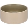 Flamingo Anca Round Feeding and Drinking Bowl, Beige/Green, 800 ml,