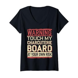 Womens Charcuterie Board Artist Charcuterie V-Neck T-Shirt