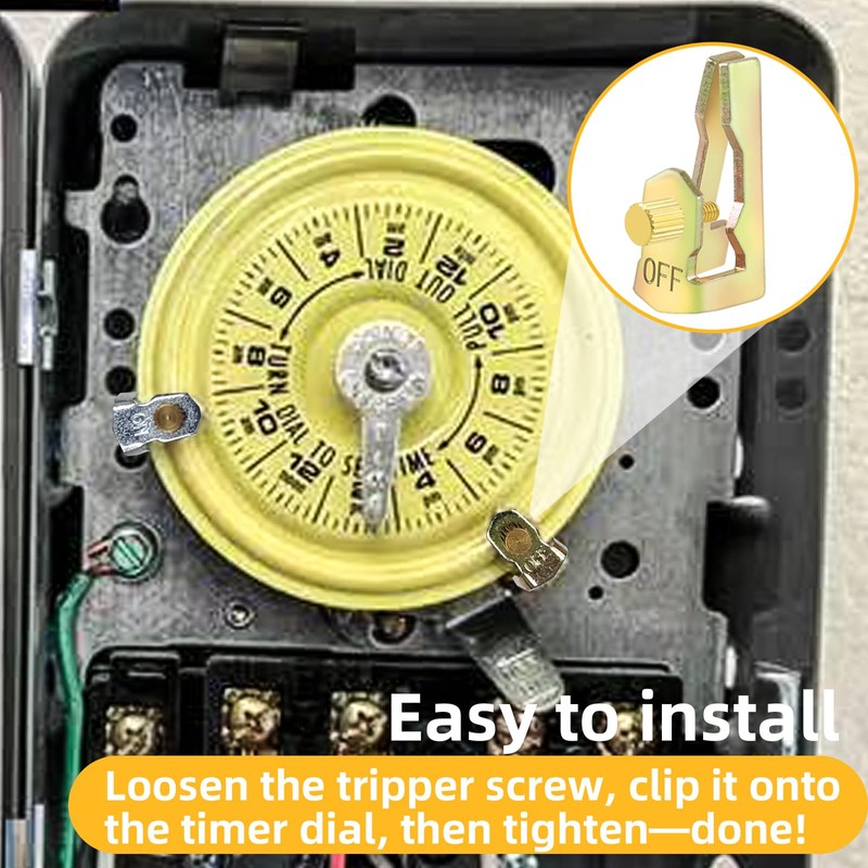 8 Pcs Time Switch Replacement Trippers Kit,Timer Trippers Replacement Switch