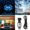 sourcing map Pressure Transducer Sender Sensor with Connector, G1/4" 200
