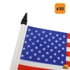 AZ FLAG Pack of 10 USA Table Flags 8.25 x