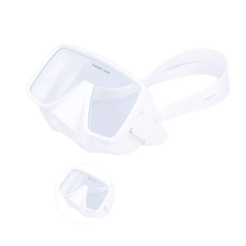 Diving Goggles AntiFog Silicone Underwater Goggles Tempered Glass Lens Swimming