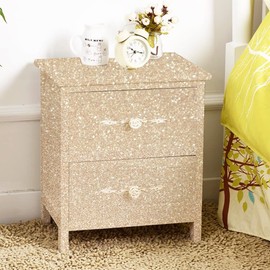 Kitico Glitter Champagne Peel and Stick Wallpaper - Self Adhesive Contact Paper for DIY Decoration 17.7"x78.7"