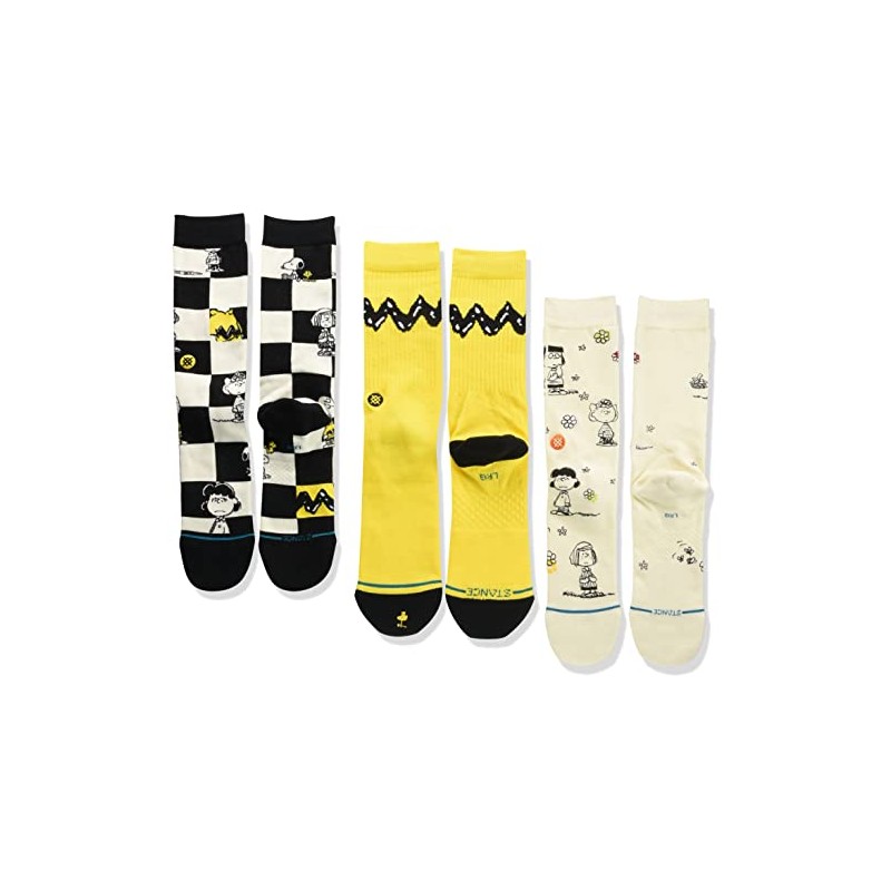 Stance Men's Multi (01256) Socks PEANUTS BOX SET L, MULTI