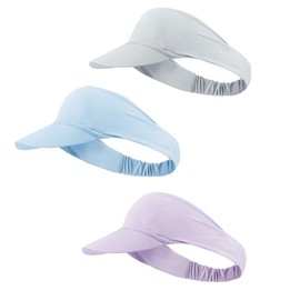 3Pcs Hats for Women Sun Visor  Quick Dry Hats Sports Tennis Hats