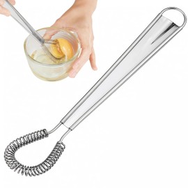 Stainless Steel Mini Spring Hand Whisk for Milk Froth, Eggs, Sauce Mixing
