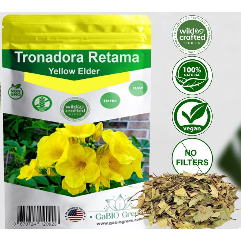 Gabio Green-Tronadora Retama, 16 oz/ 1 pound gr Premium Quality