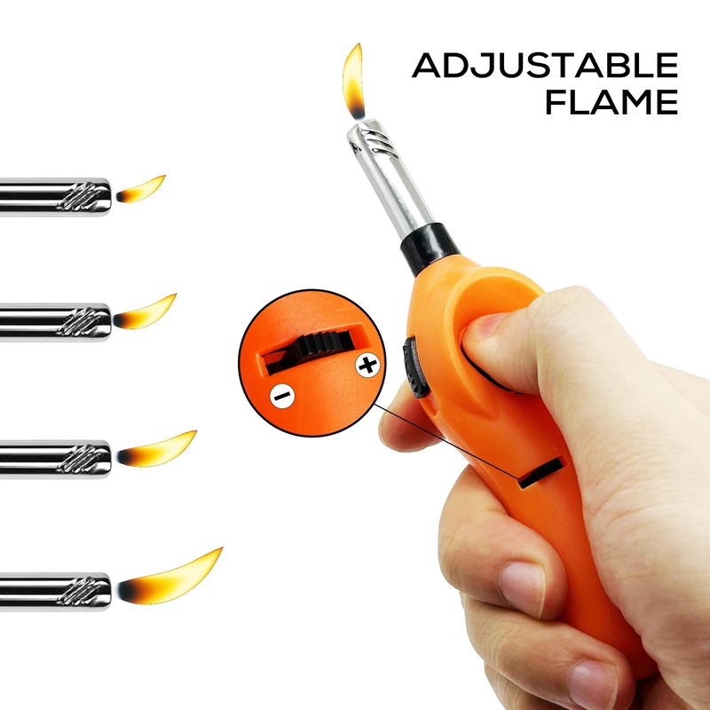 Navpeak Mini Handy Candle Lighter with Extended Wand, Safety Lock,