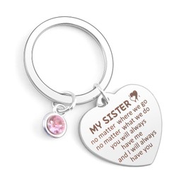 Sister Gifts,Sister Birthday Gifts,Big Sister Gifts from Sister,Gifts for Sisters Adults,Presents for Sister Keyring,Sister Gifts from Brother,Best Sister Gift,Special Sister Gifts Christmas Gifts