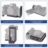 FOTGA Quick Release Plate L-Shaped Bracket L-Bracket Vertical Expandable Plate