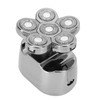 6 in 1 IPX6 Waterproof Electric Head Hair Shaver Automatic