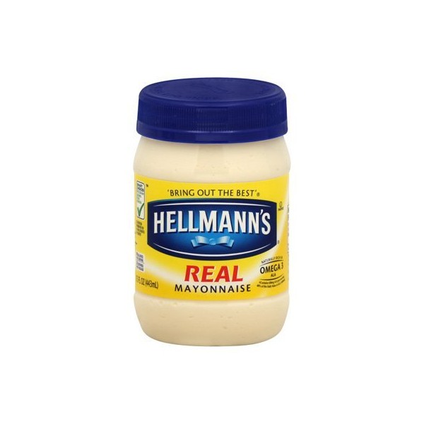 Hellmann's, Real Mayonnaise, 15-Ounce Jar (Pack of 2)
