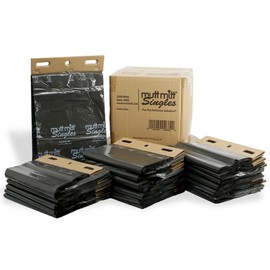 Mutt Mitt® Singles Dog Waste Header Bags - New Listing, Same 2,000 Bags perfect for 3 Dog Waste Stations - Single-Ply, thick bag with a bottom gusset, for safer, easier pick-up