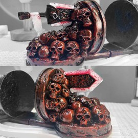 Berserk Bookends，Bookends ornament Dragon Slaying Knife Bookstop ，Resin Non-Slip Suitable for Reading Desk Home Decoration