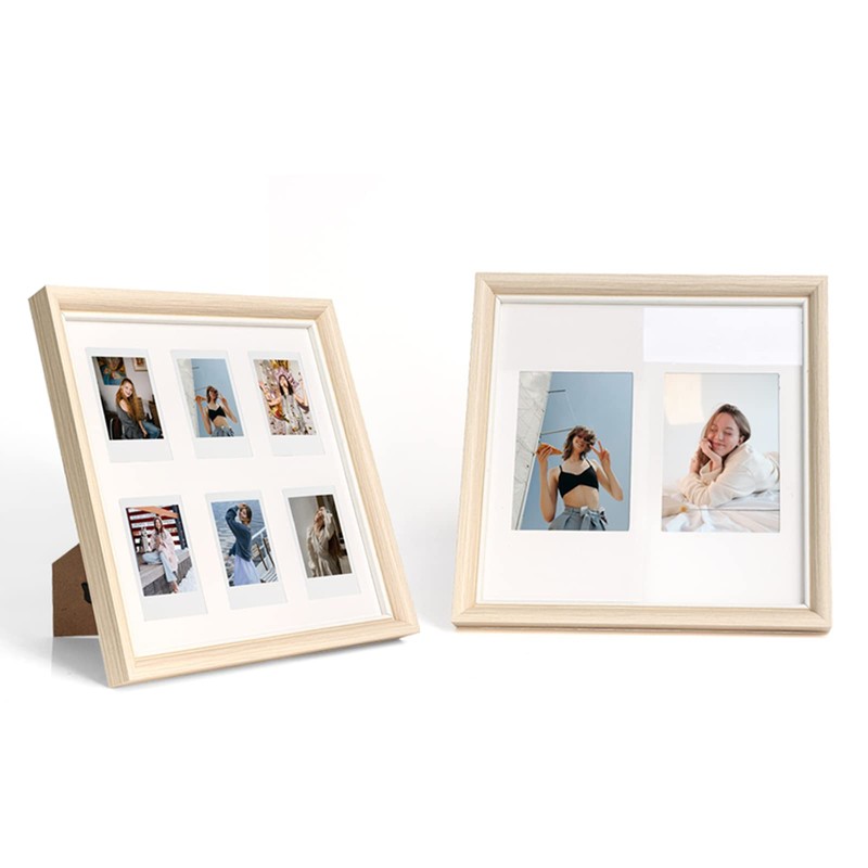 Rieibi Wooden Photo Frame 4x6 6 Inch Hanging on Wall