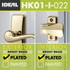 Ideal Security GL Door Lever Set with Keyed Deadbolt Lock