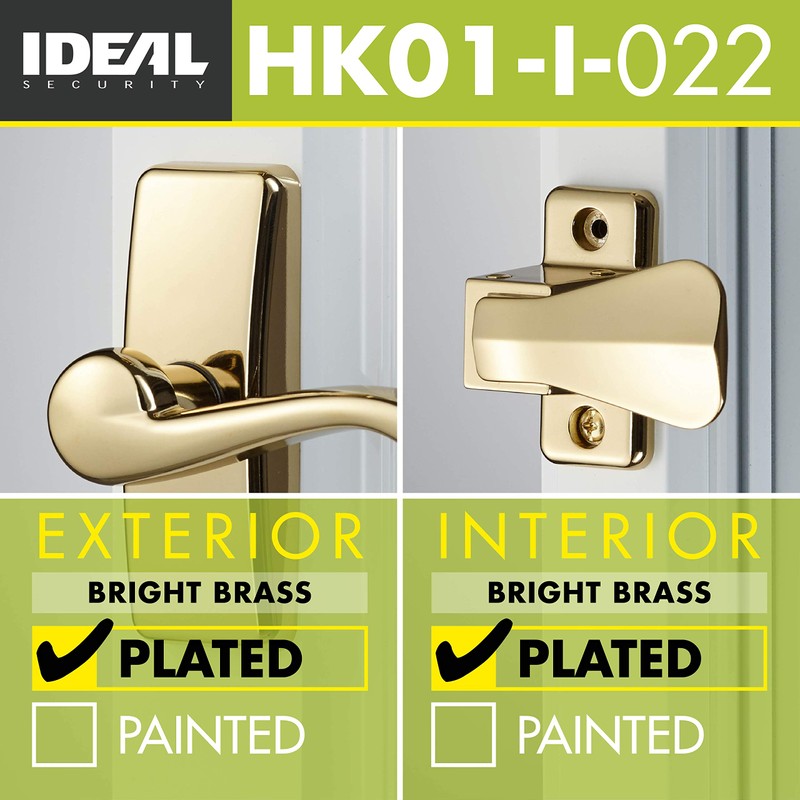 Ideal Security GL Door Lever Set with Keyed Deadbolt Lock