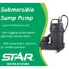 Star 3SDHL Cast Iron 1/3 HP Submersible Sump Pump with
