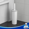 MR.SIGA Toilet Bowl Brush and Holder for Bathroom, White, 1