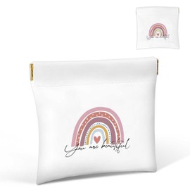 Funny Cosmetic Bag with Mirror Small Makeup Bag for Purse, Portable Cosmetic Pouch Travel Toiletry Bag Organizer, Friendship Gifts for Women, Birthday Gifts for Best Friends Women Sister Her, 07