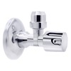 VARIOSAN Angle Valve 14900, 1/2 Inch, Brass, DVGW/KTW/W270 Approval, Self-Sealing,