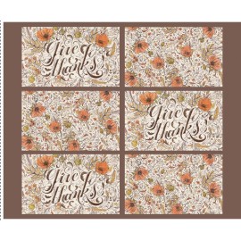 Riley Blake November Monthly Placemats 2 Panel-Riley Blake-6 Placemats