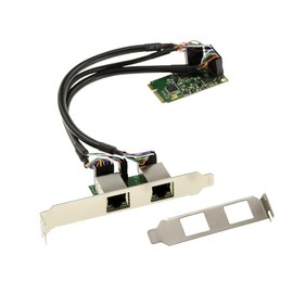 Kalea Informatique CONTROLEUR Mini PCI Express (Mini) 2 Ports LAN Gigabit Ethernet – Dual Realtek Chipset RTL811