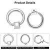 sourcing map 4 Sets Modern Drawer Pull Handles Drop Ring