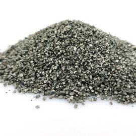Iron Pyrite; Pure & Natural: by World of Wood- Crushed Inlay Stone Perfect for Wood Inlay, Jewelry, Art, and More (Medium Consistency) (1oz(28gr))