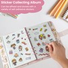 Reusable Sticker Book Collecting,A5 Binder Album Sticker Storage Organizer with