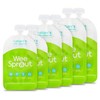WeeSprout Double Zipper Reusable Food Pouches (Green, Variety)