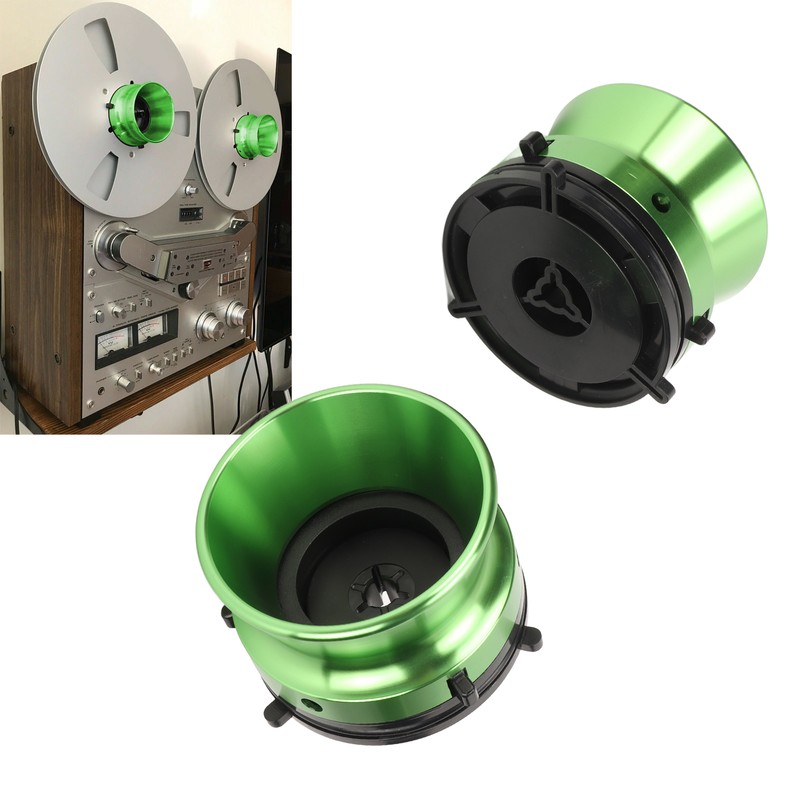1 Pair 10 Inch Opener Polished Aluminum NAB Hub Adapters