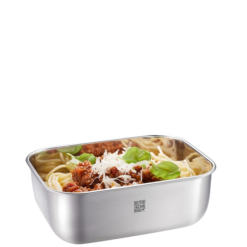 GEFU Provido Food Storage Container, 1,300 ml, Rectangular, Cold and