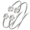 Better Jewelry Flower Hibiscus Ends .925 Sterling Silver West Indian