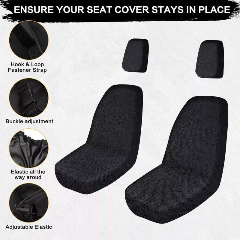 MOMIRAC UTV Seat Cover Replacement for Yamaha Rhino 700 660
