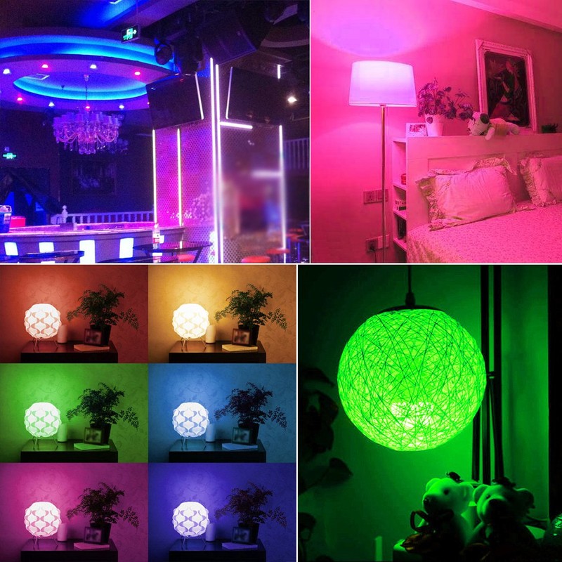Yangcsl LED Light Bulbs 85W Equivalent 1200lm, RGB Color Changing