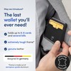 TRAVANDO Swype Slim Wallet for Men Metal RFID Blocking Mens
