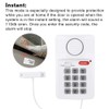 Door Alarm System 3 Settings Security Keypad with Panic Button