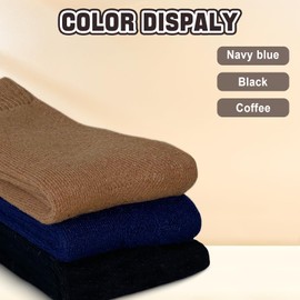 Qincycle 6-Pack Wool Blend Crew Socks - Thermal Winter Hiking Socks for Women & Men, Warm Boot Socks Moisture