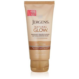 Jergens Natural Glow Revitalizing Daily Moisturizer, Fair to Med, Trial Size - 2 oz - 2 pk